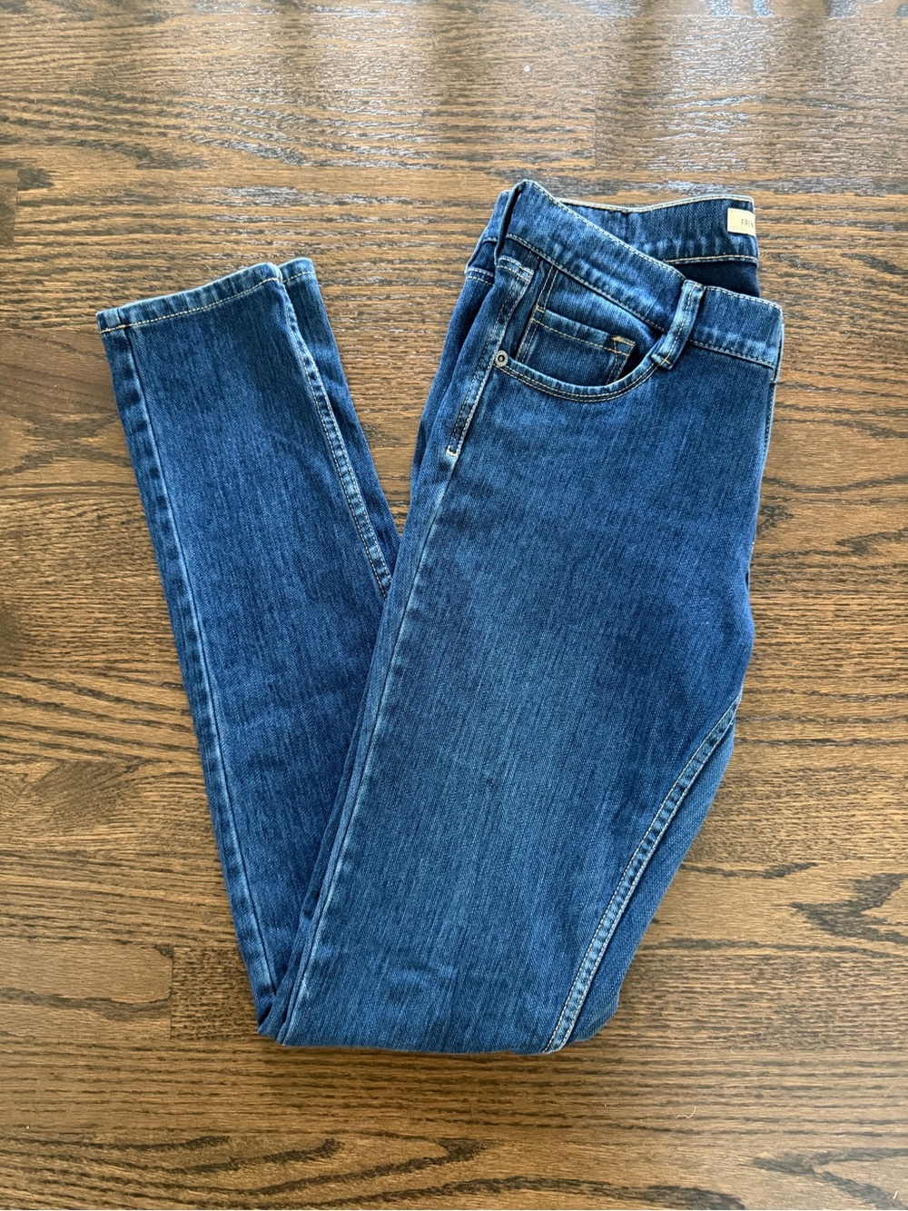 French Connection Women's Skinny Jeans in Dark Blue Wash